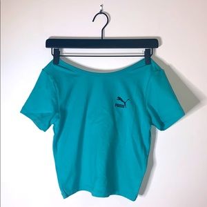 PUMA Scoop Back Crop Top